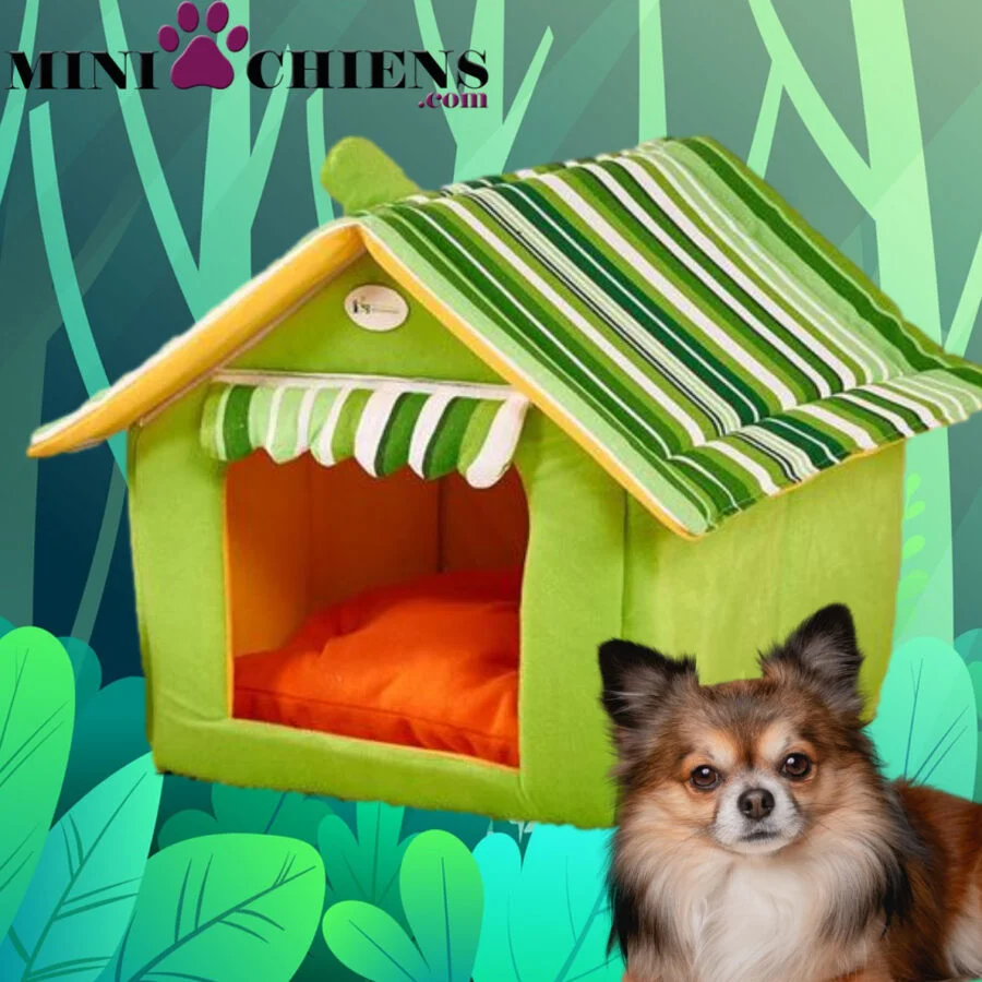 Niche d'intérieur "Maison"pour Mini-chiens